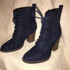 Dark Blue Boots